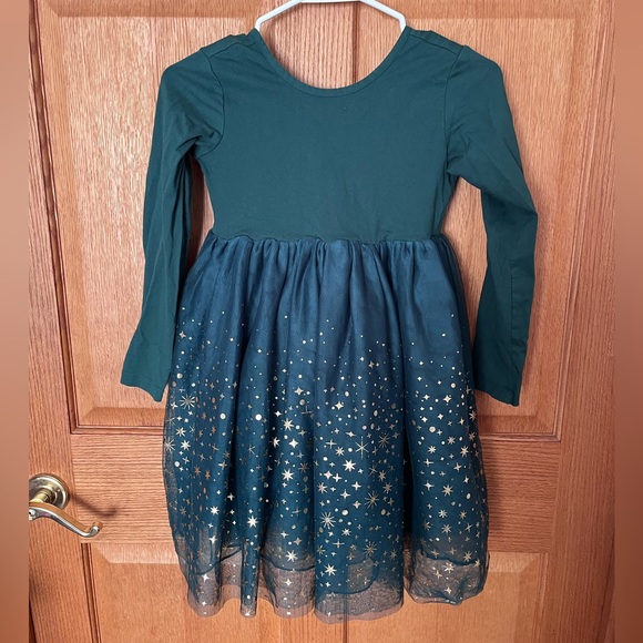 Hannah Anderson green  glittery Christmas dress - Picture 1 of 3